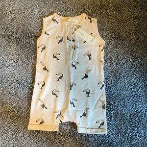 NWT Rylee + Cru tank shorts romper, 12-18 mo